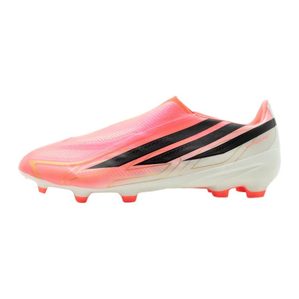 Adidas F50 Hyperfast League Laceless Firm Ground Solar Turbo Core Black