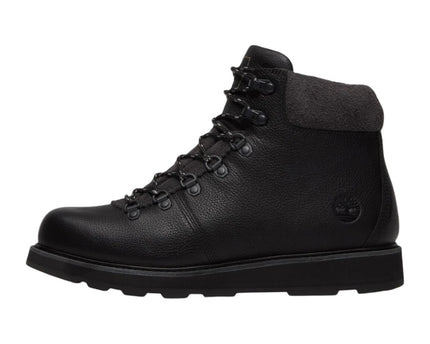 Timberland Britton Mills Mid Lace Waterproof Boot Black Full Grain
