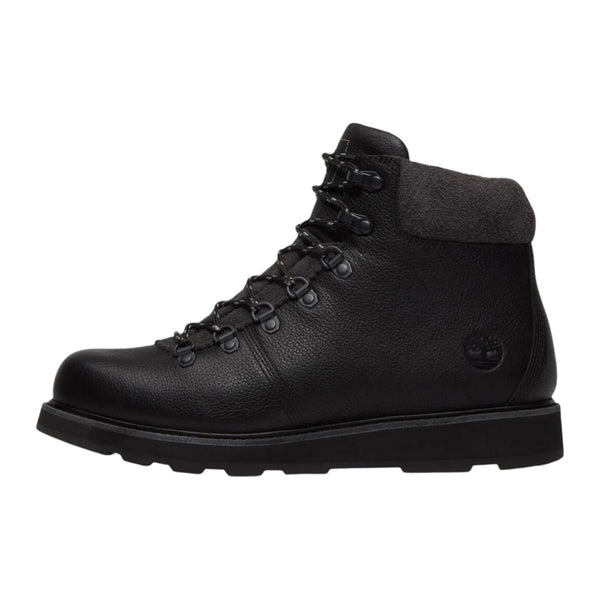 Timberland Britton Mills Mid Lace Waterproof Boot Black Full Grain