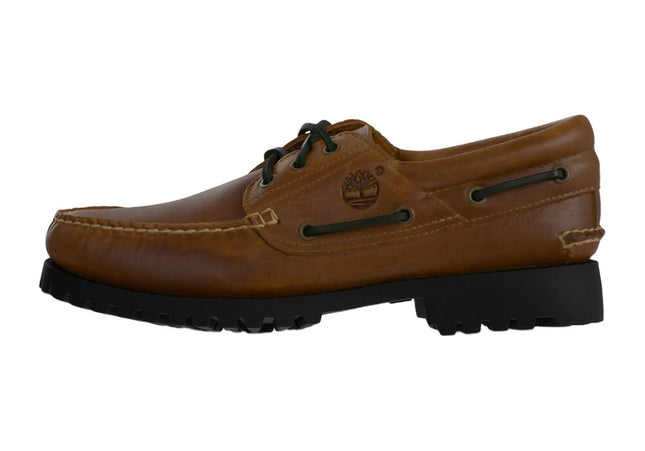 Timberland Authentic Boat Shoe Wheat Full Grain Black