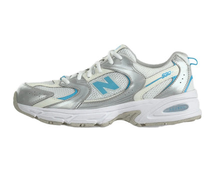 New Balance 530 Silver-Coloured Metallic Blue Glaze