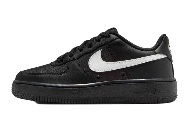 Nike Older ' Shoes Air Force 1 Tech Black Black White