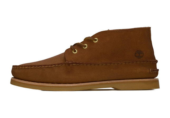 Timberland Vibram Crafted Boat Mid Lace Boot Medium Brown