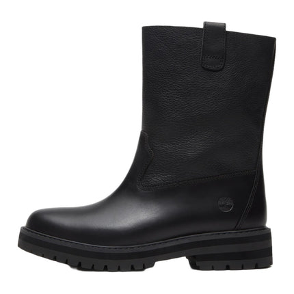 Timberland Britton Drive Mid Pull on Boot Black Full Grain