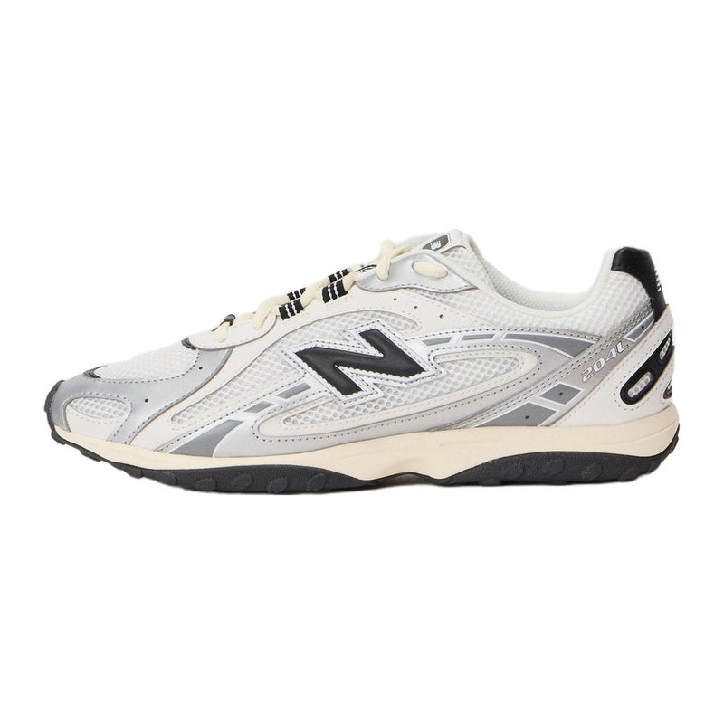 New Balance U204L Metallic Silver-Coloured Black