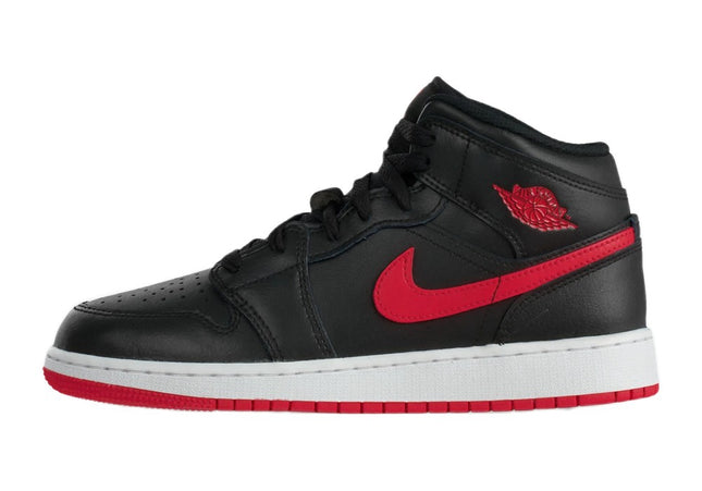 Jordan Air Jordan 1 Mid Black University Red