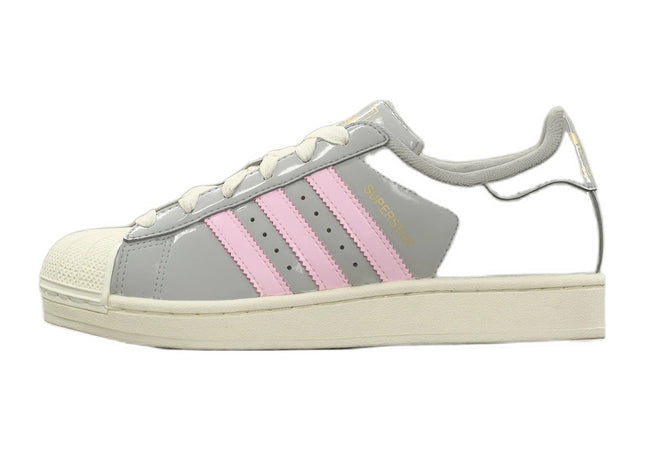 Adidas Superstar II Grey Two Clear Pink