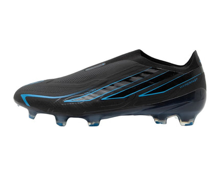 Adidas F50 Hyperfast Elite Laceless Firm Ground Core Black Lucid Ray Blue