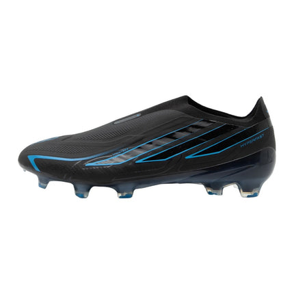 Adidas F50 Hyperfast Elite Laceless Firm Ground Core Black Lucid Ray Blue