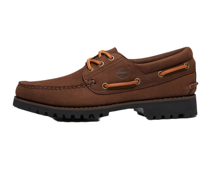 Timberland Authentic Boat Shoe Dark Brown Nubuck
