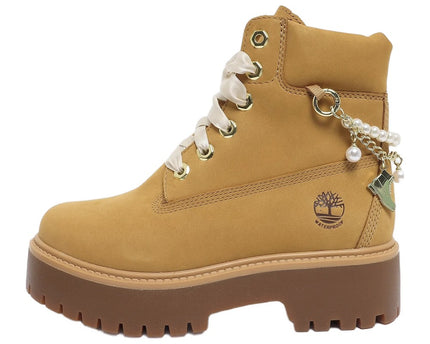 Timberland Stone Street 6 Inch Lace Waterproof Boot Wheat Charm