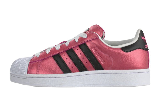 Adidas Superstar II Pink Fusion Core Black