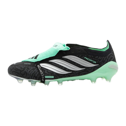 Adidas Predator Elite Fold Over Tongue Artificial Ground Core Black Silver-Coloured Metallic