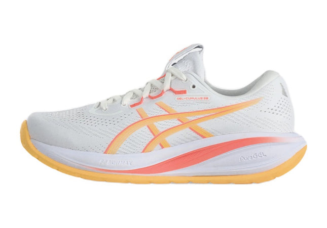 ASICS Gel-Cumulus 28 White Orange Glow
