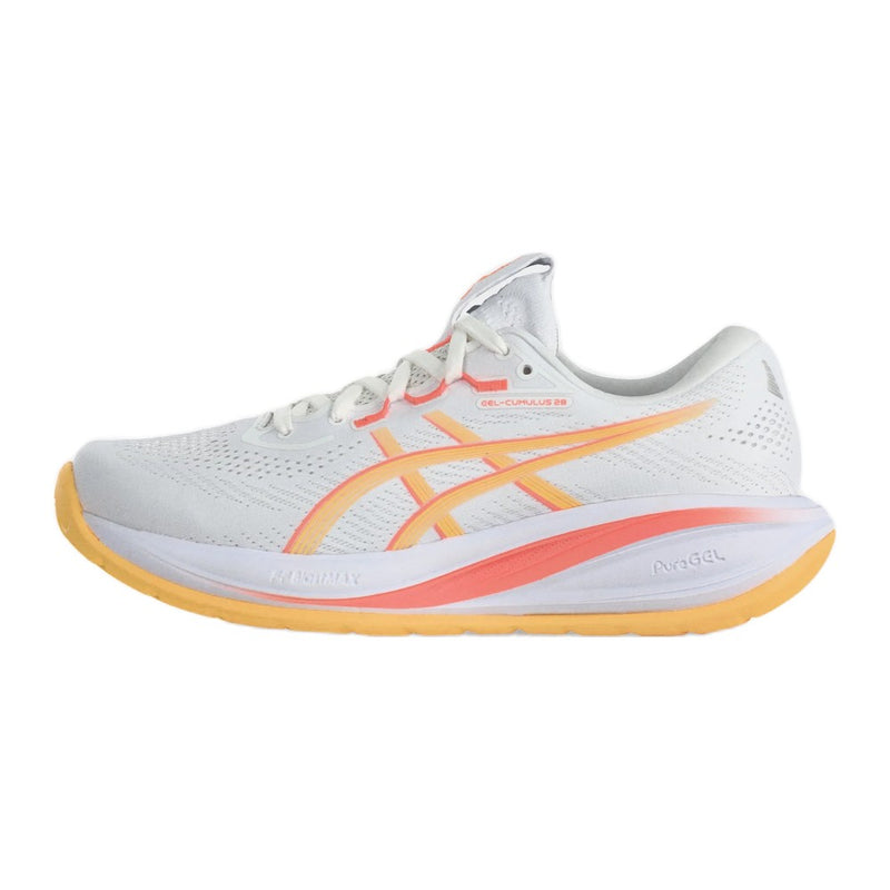ASICS Gel-Cumulus 28 White Orange Glow
