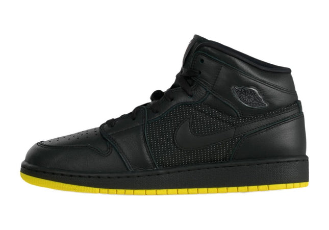Jordan Air Jordan 1 Mid SE Black Silver-Coloured