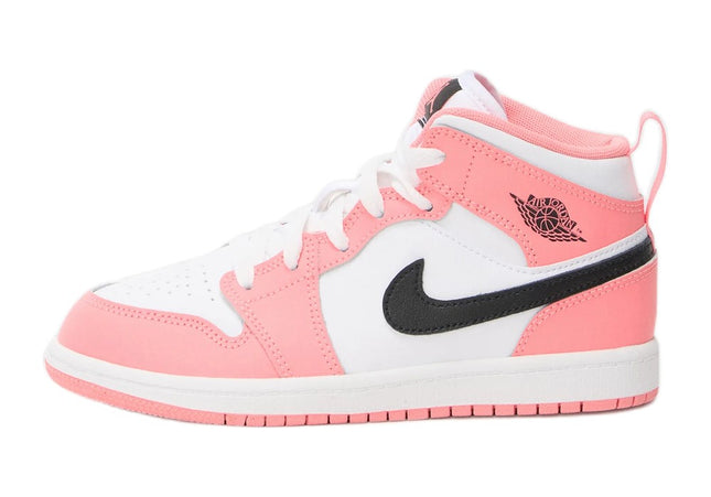 Jordan 1 Mid Bp Pink Gaze Black