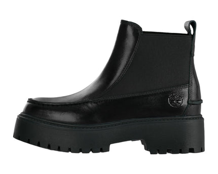 Timberland Stone Street Mid Chelsea Boot Black Full Grain