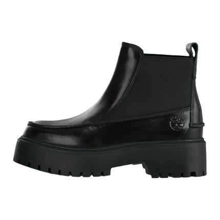 Timberland Stone Street Mid Chelsea Boot Black Full Grain
