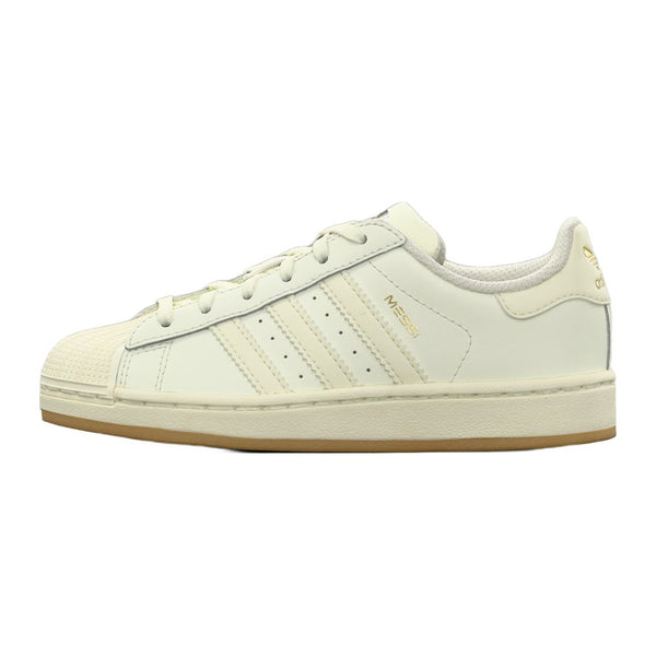 Adidas Superstar Messi Ivory Gold-Coloured Metallic