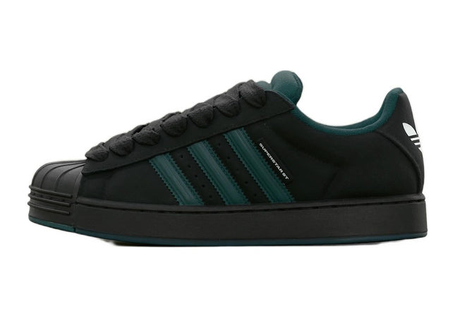 Adidas Superstar St Core Black Rich Green