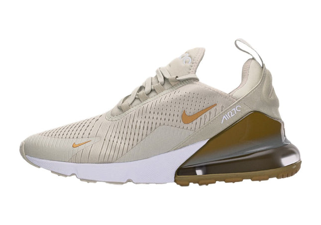 Nike Air Max 270 Light Bone Metallic Gold-Coloured