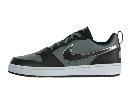 Nike Court Borough Shine Black Metallic Silver-Coloured
