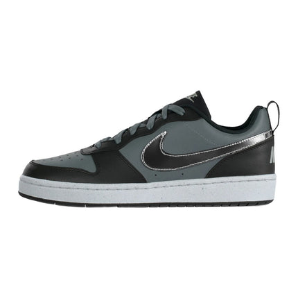 Nike Court Borough Shine Black Metallic Silver-Coloured