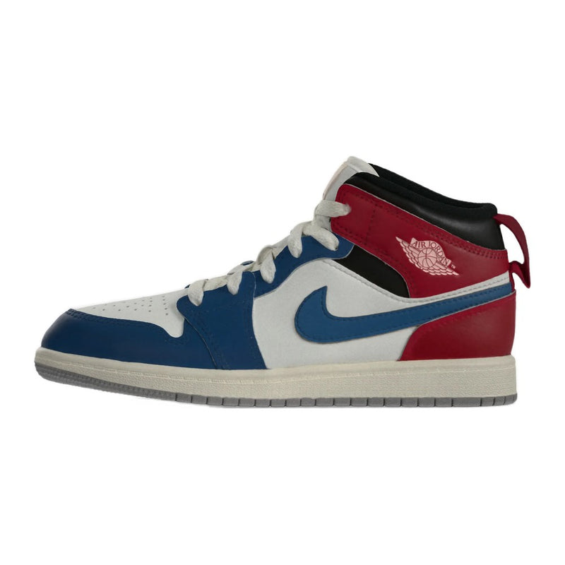 Jordan 1 Mid Bp True Blue Summit White