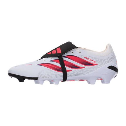 Adidas Predator League Fold-Over Tongue Firm Ground Footwear White Solar Turbo