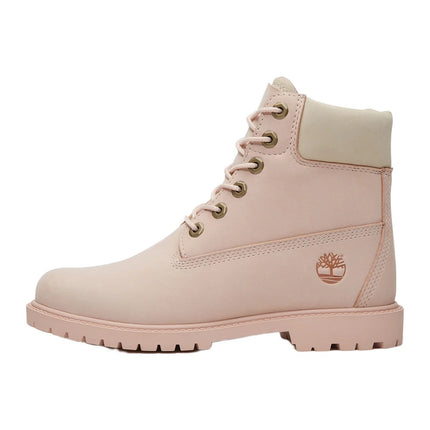 Timberland Premium 6 Inch Double Tongue Light Pink Nubuck W Nat