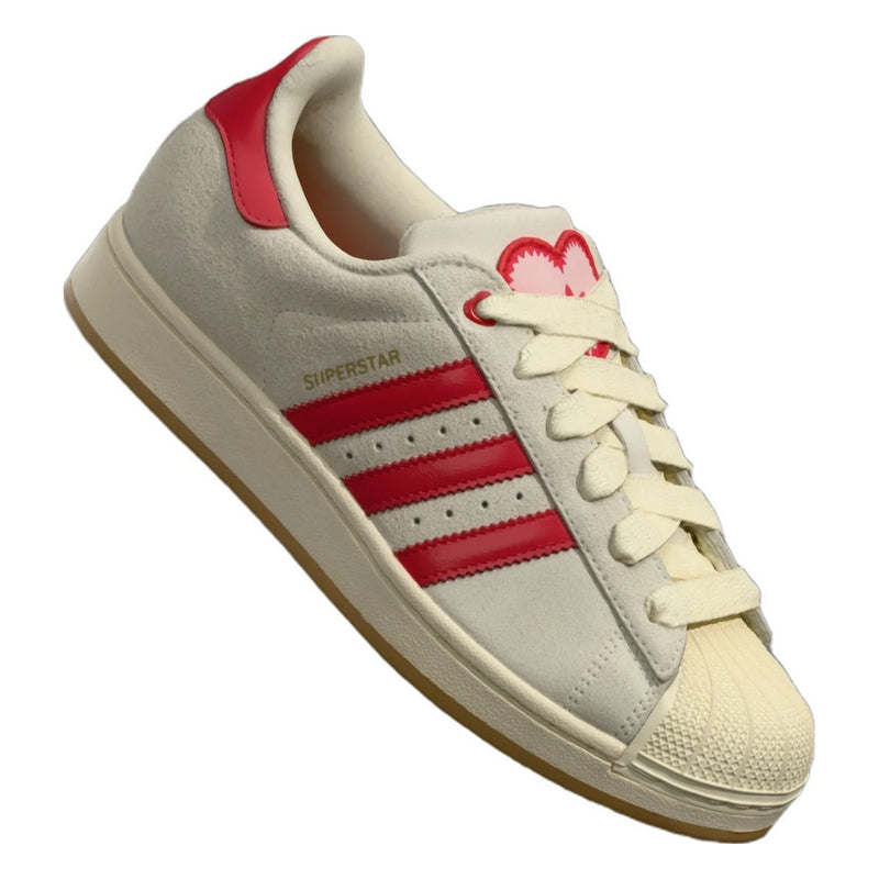 Adidas Superstar II Cream White Better Scarlet