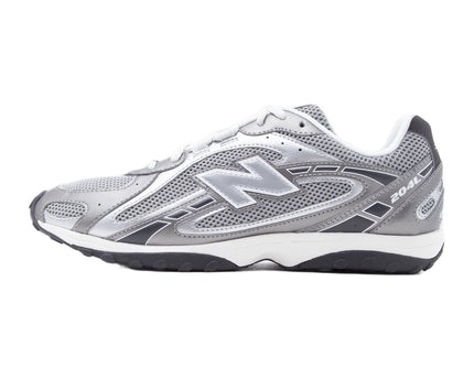 New Balance U204L Dark Silver-Coloured Metallic Slate Grey