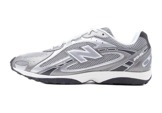 New Balance U204L Dark Silver-Coloured Metallic Slate Grey