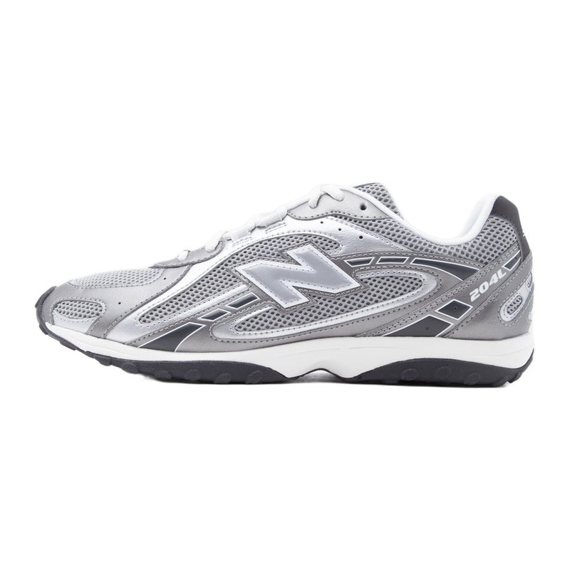 New Balance U204L Dark Silver-Coloured Metallic Slate Grey