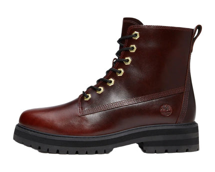 Timberland Britton Drive Mid Lace Boot Burgundy Full Grain W Blk