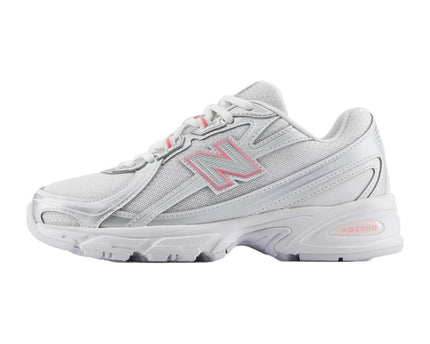 New Balance 740 Silver Metallic Signal Pink