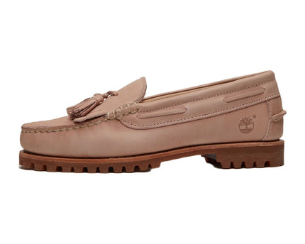 Timberland Authentic Loafer Shoe Light Pink Full Grain