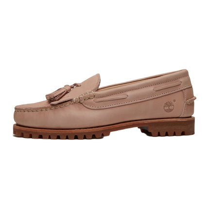 Timberland Authentic Loafer Shoe Light Pink Full Grain