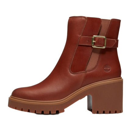 Timberland Stone Heights Mid Chelsea Boot Rust Full Grain