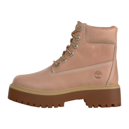 Timberland Stone Street 6 Inch Lace Up Light Pink