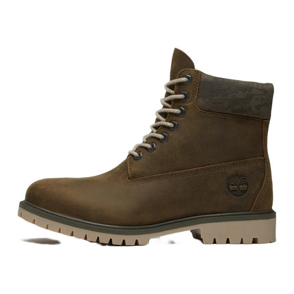 Timberland Heritage Lace Waterproof Boot Dk Green Nubuck W Camo