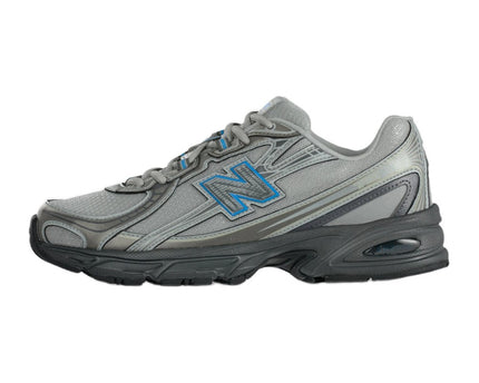 New Balance 740 Dark Silver-Coloured Metallic Fan Blue