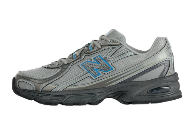 New Balance 740 Dark Silver-Coloured Metallic Fan Blue