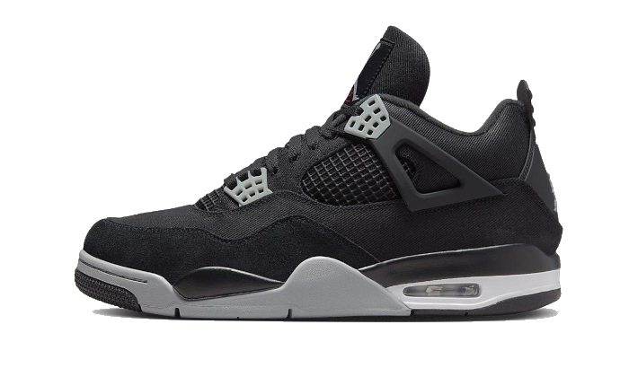 Air Jordan 4 Black Canvas