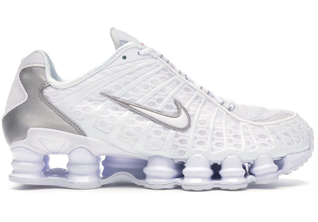 Nike Shox TL White Metallic Silver