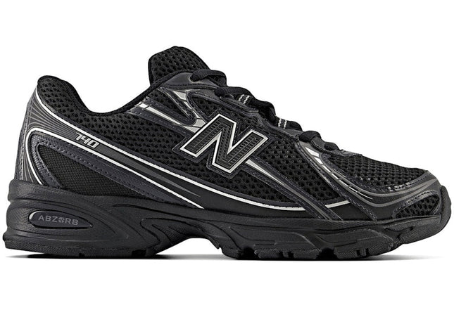 New Balance 740v2 Black Grey Silver