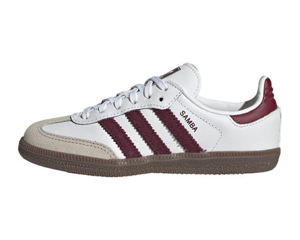 Adidas Samba OG Ftwr White Maroon