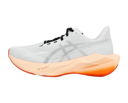 ASICS Novablast 6 White Orange Glow