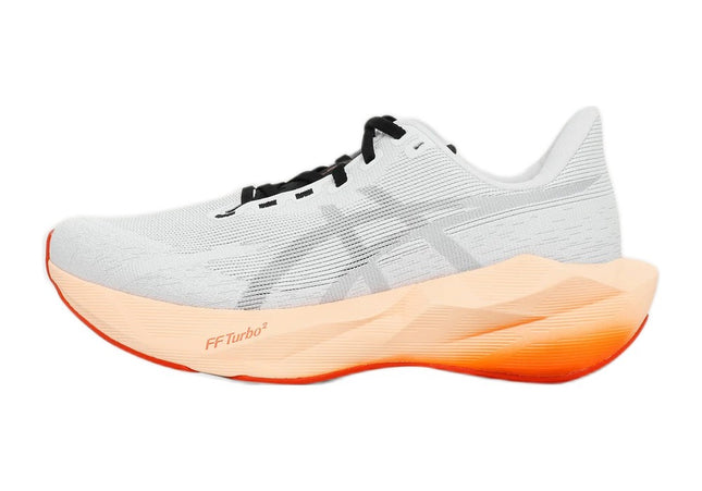ASICS Novablast 6 White Orange Glow